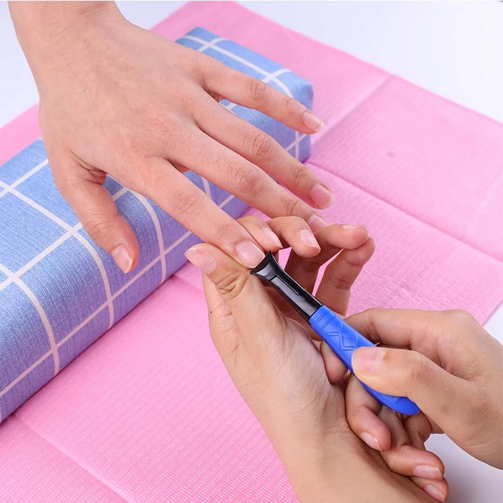 5Pcs/set Single Use Nail Table Mat Paper Waterproof Desk Protector Nails Tools Disposable Nail Table Pad Purple