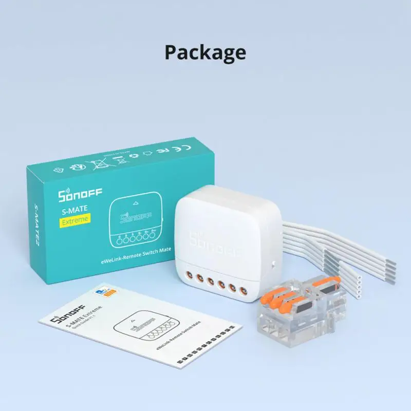 SONOFF Extreme Switch Mate S-MATE2/MINIR4 EWeLink-Télécommande Via Smart Switch pour Smart Home Via Alexa Google Home IFTTT