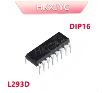 10PCS L293D DIP16 Stepper Motor Driver IC 4 Channel Push-Pull H-Bridge Controller Chip For Arduino Robot DIY Electronic Componen