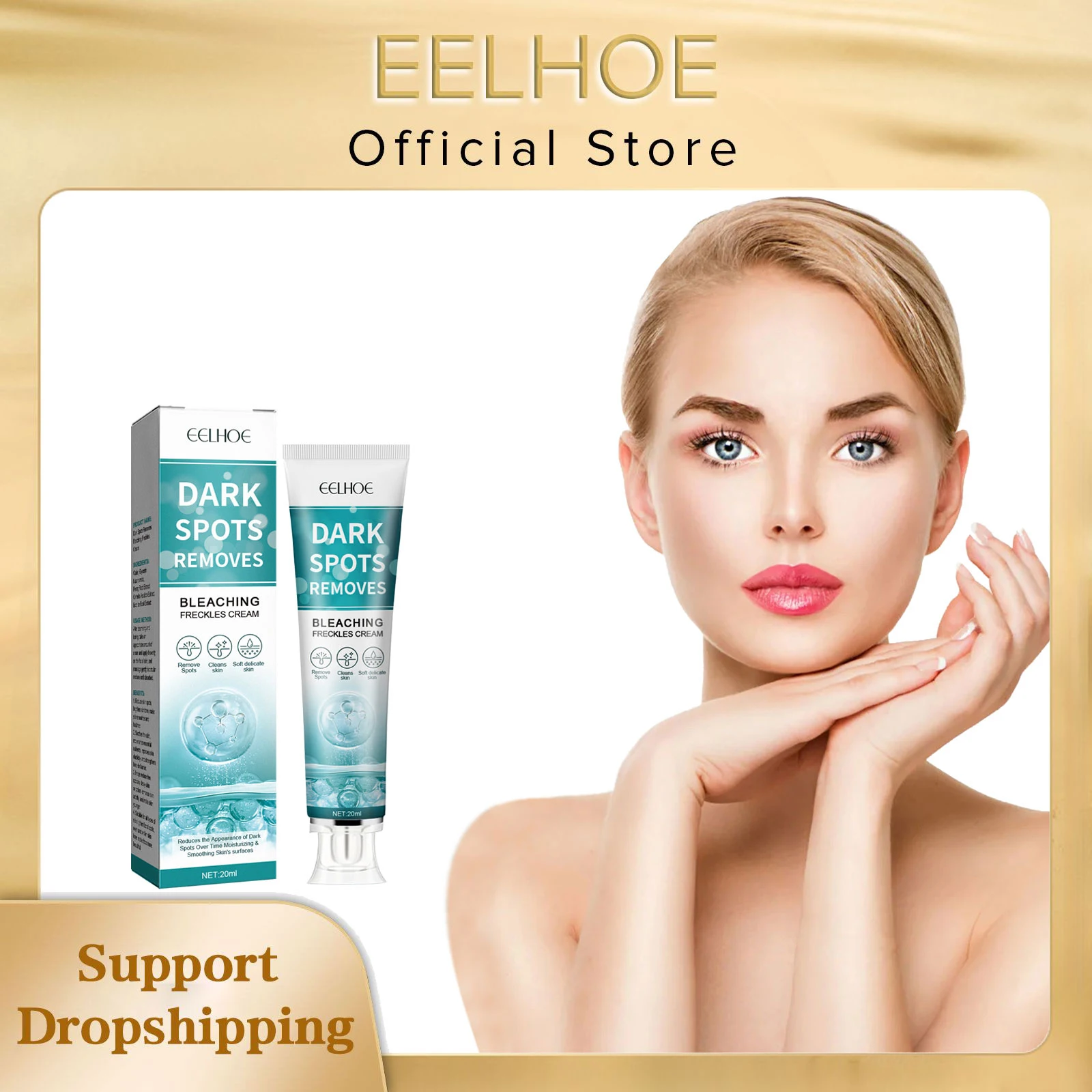 Whitening Freckle Cream Dark Spots Removal Improve Dullness Bleaching Melanin Pigmentation Anti-Aging Brighten Melasma Lotion