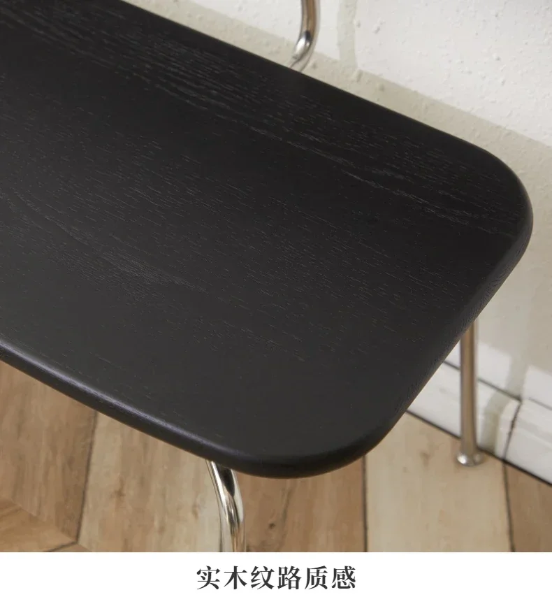 أثاث سيوو | الشمال بسيط الرجعية خشب متين البسيطة النمل البراز طاولة طعام وكرسي الإنترنت الأحمر الأحذية تغيير البراز مدخل