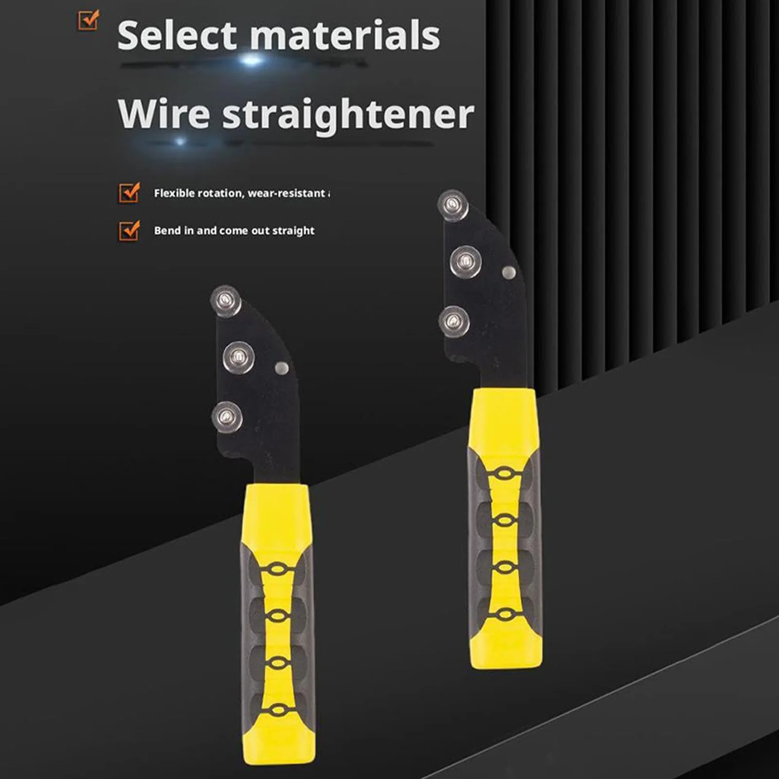 Wire Straightener Stainless Steel Cable Straightening Tool Manual Wire Bender Fixer for Electric Box Terminal Wiring Gear