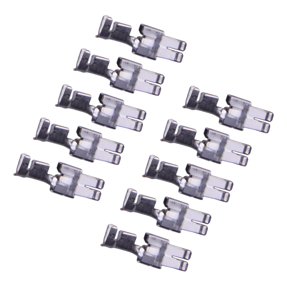 N90732603 N90732703 N90696603 20Pcs 4.8mm Car Female Fuse Terminal Silver Copper