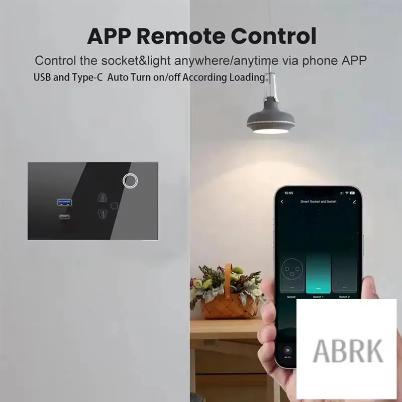 

WIFI Tuya 16A Smart Socket USB TYPE-C Plug Outlet Power For Alexa For Google Home Smart Life A EU Plug