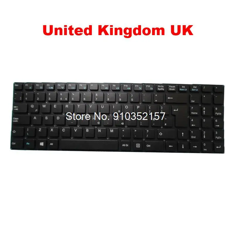 Imagem -04 - Teclado do Reino Unido para Positivo Mp12c98pa-f516 82r-15a2404214 Mp-12c96gb-f515 82r-15a040-4064 Mp-12c96pa-f516 82r-15a040-4084 br la