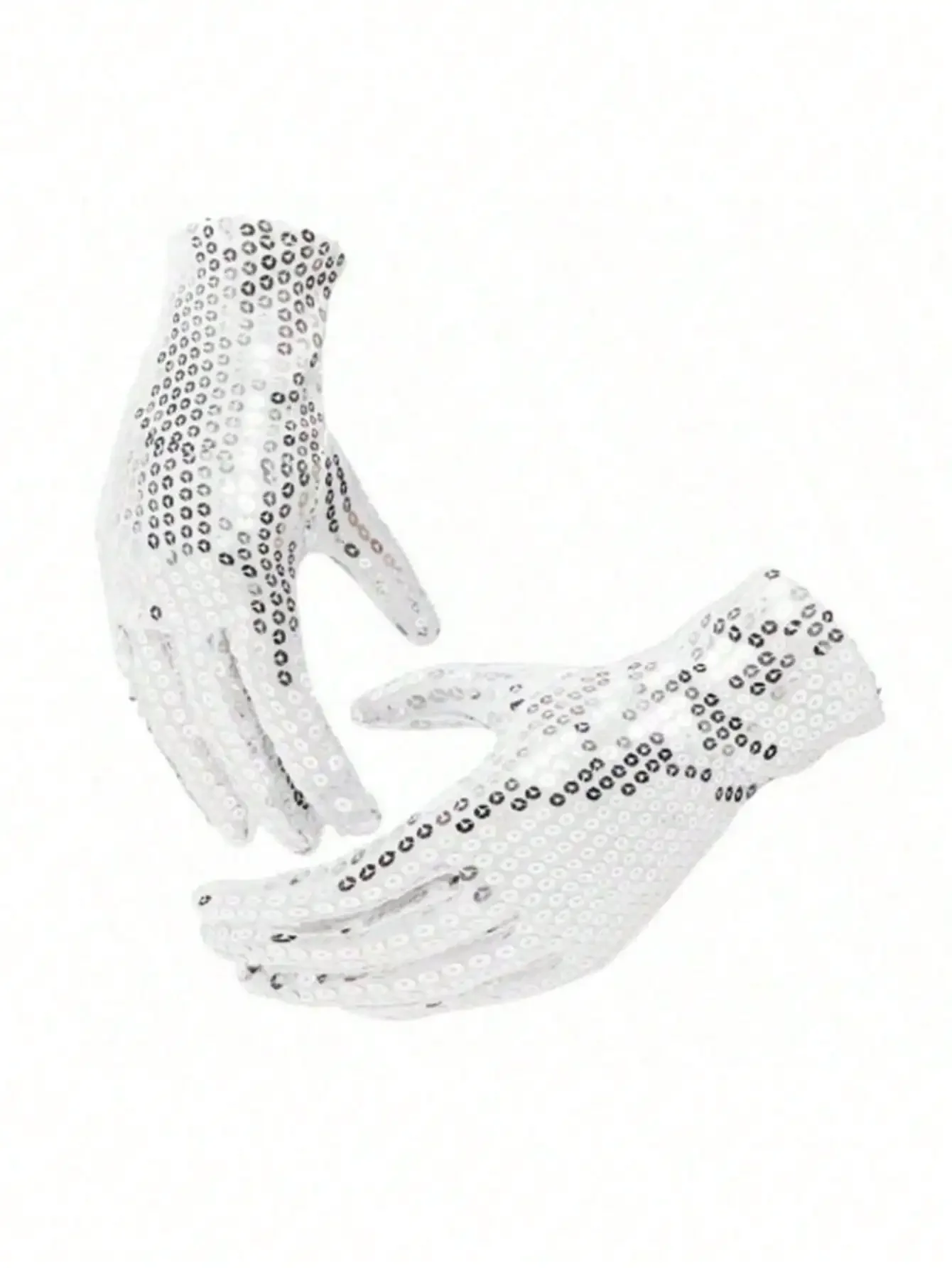 Michael Jackson Costume Accessories Set - Sequin Fedora Hat 