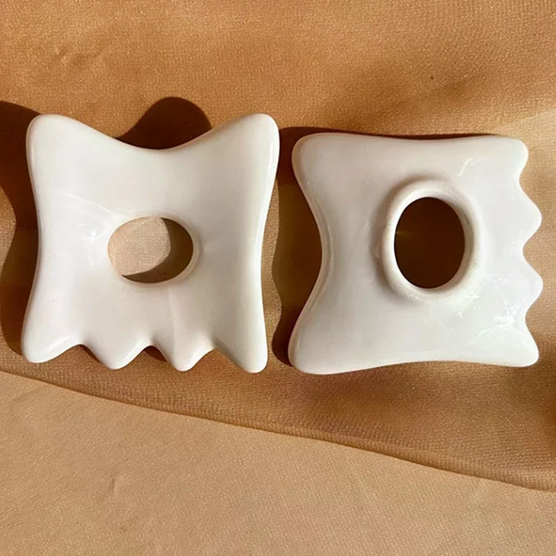 Ceramic Facial Scraping Tool Ceramic Gua Sha Board Anti Aging Facial Skin Care Reducing Dark Circles Removal Wrinkle