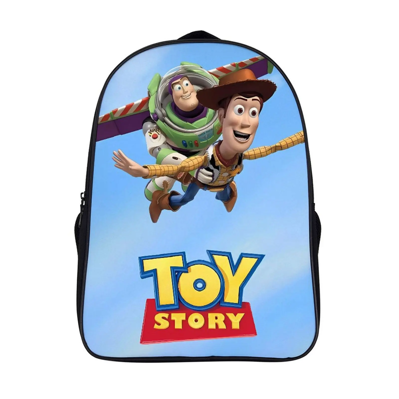 

Cartoon Toy Story Fashion Student's Backpack School Bag 16 Inch 2 Compartment Backpack Student Schoolbag