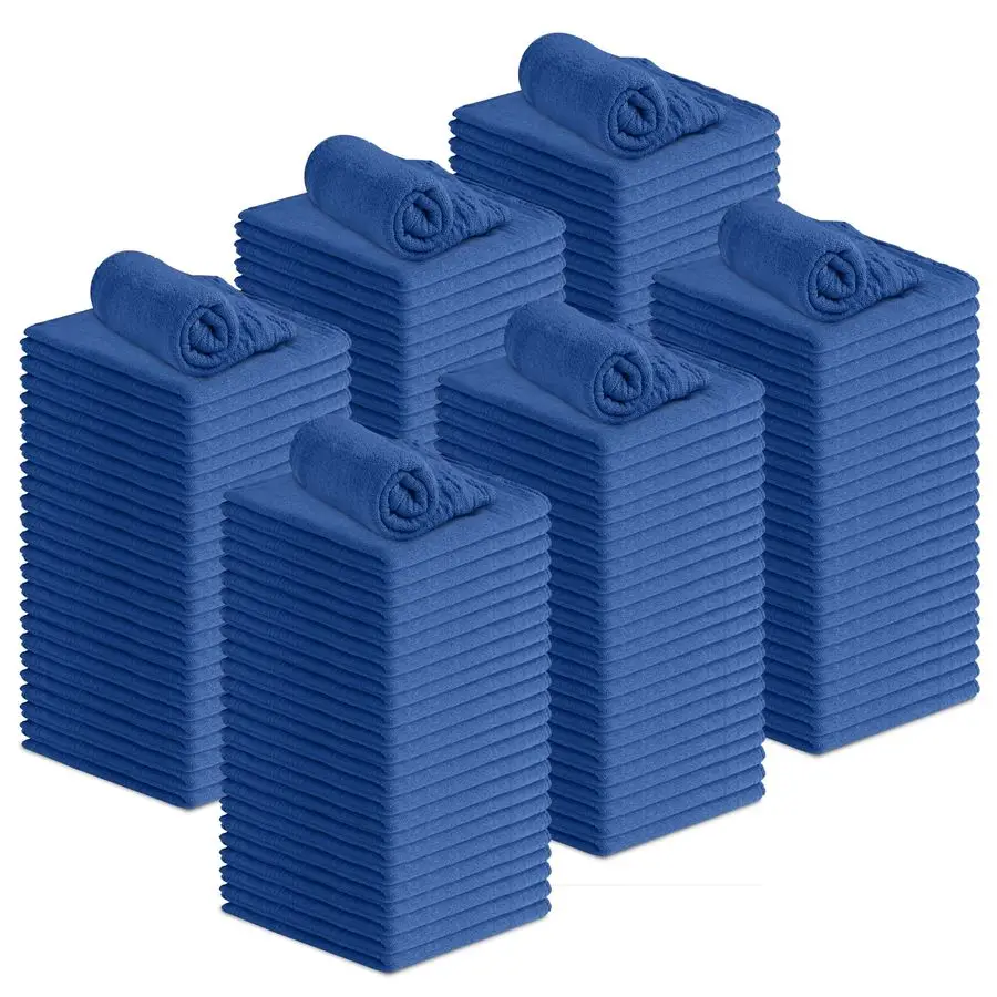 

Cotton Shop Rags Pack of 150 Size 12x14 Inches Cleaning Rags Absorbent Shop Towels and Multipurpose Cleaning Towels for Automobi