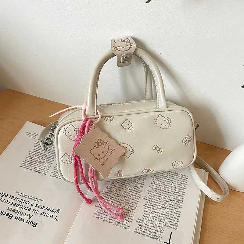 Olá kitty sanrio bonito dos desenhos animados kt gato y2k hottie bolsas kawaii mochila bolsa de ombro único adorável periferia presentes do feriado