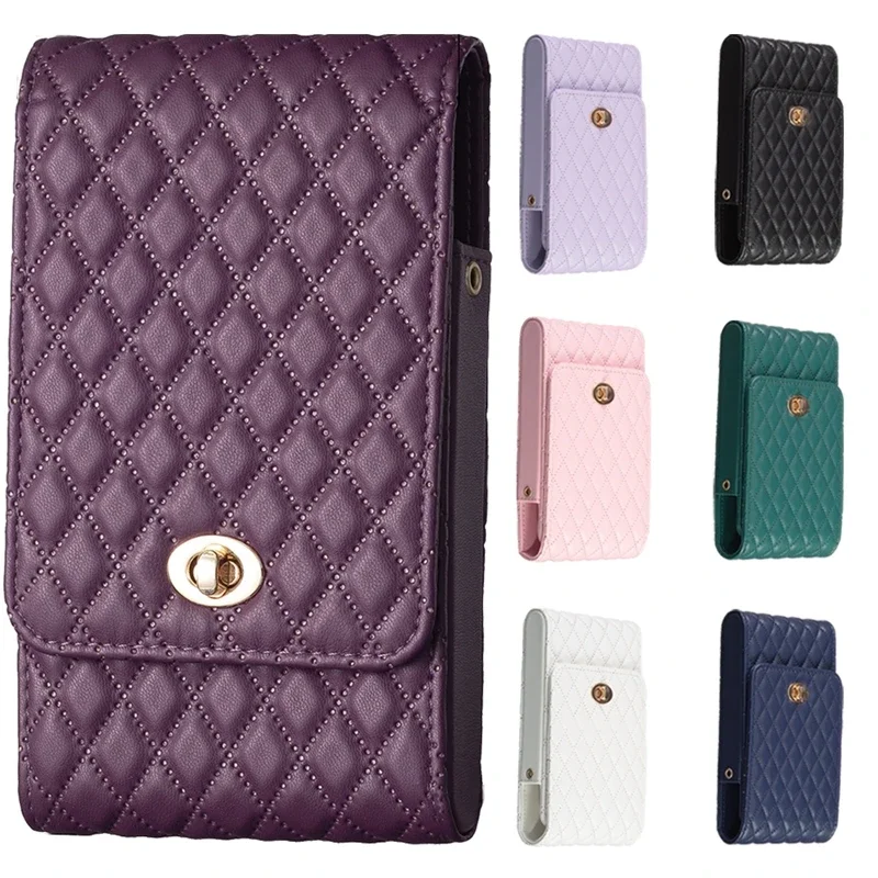 

Wallet Small Fragrant Wind Bag With Shoulder Rope Case For iPhone Xiaomi Redmi Huawei OPPO VIVO Moto Google Nokia Realme Infinix