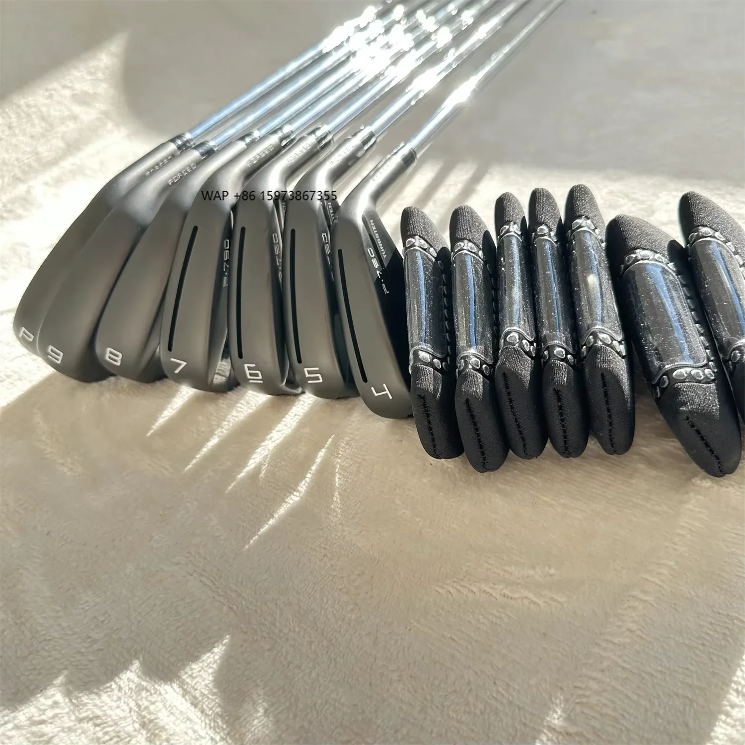 

TLXT-Irons Black Golf Iron Set 4-9P Steel/Graphite Shaft R/S Flex