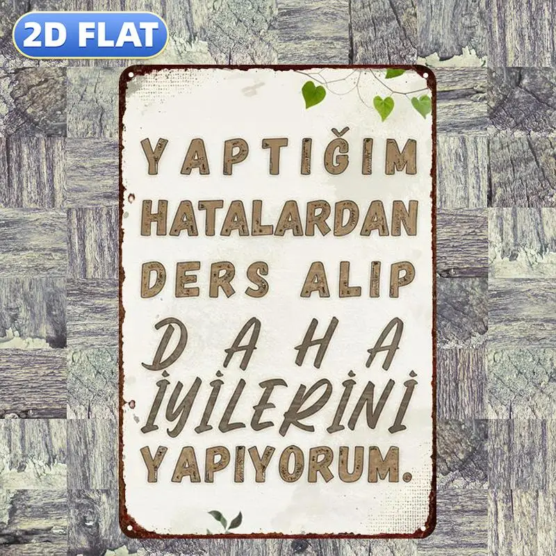Vintage Metal Tin Sign 