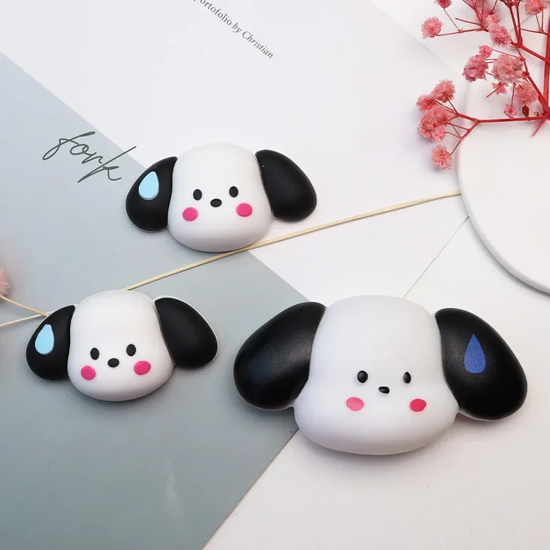 2 шт. Sanrio Pochacco смола с плоской задней частью кабошоны для изготовления ювелирных изделий своими руками милые щенки ремесла подвески