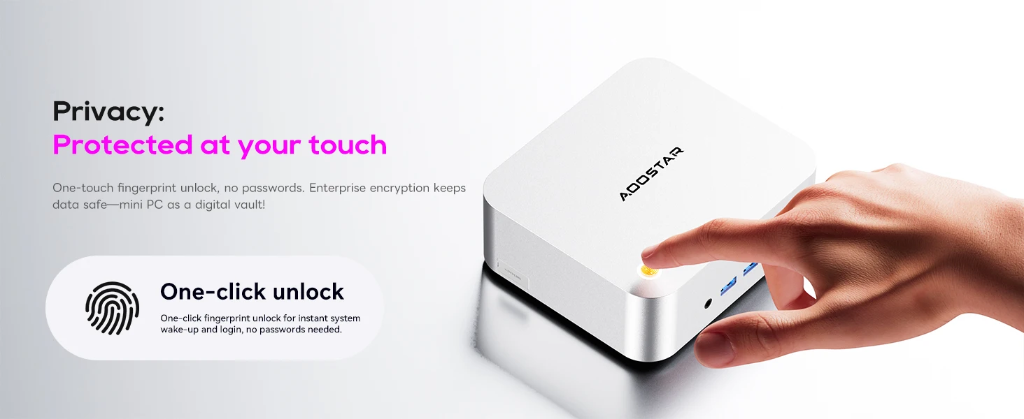 AOOSTAR MACO AMD Ryzen AI 9 HX 470 Powerful AI PC LPDDR5 32GB 3*M.2 2280 SSD USB4 OCulink WIFI7 BT5.4 Mini PC Gaming Computer