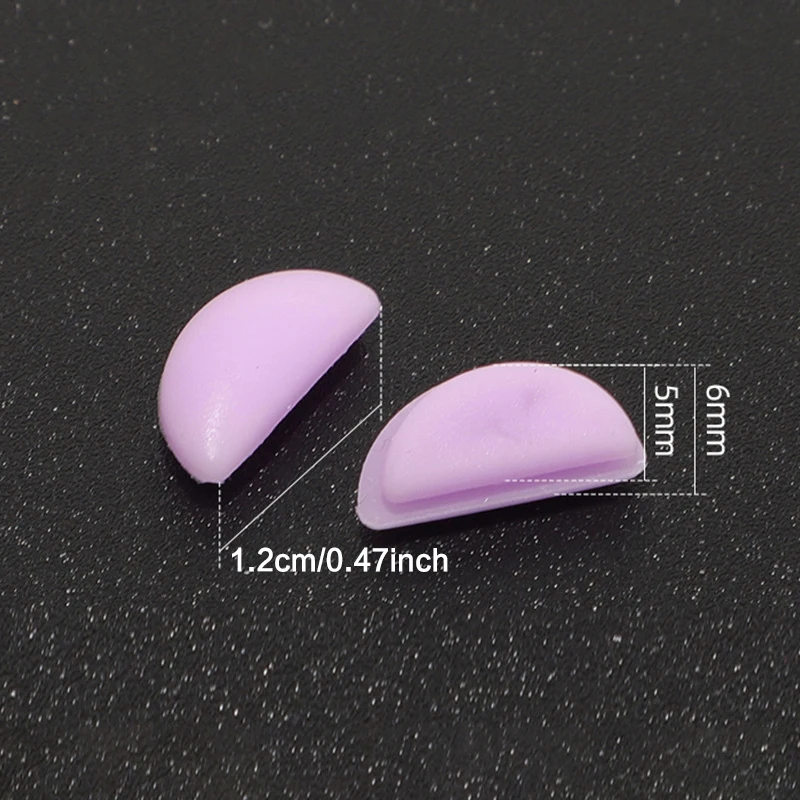 NEW 2Pcs Kids Eyeglass Nose Pads Anti-skid Silicone Card Nose Pad Sunglasses Nose Support Glasses Accessories