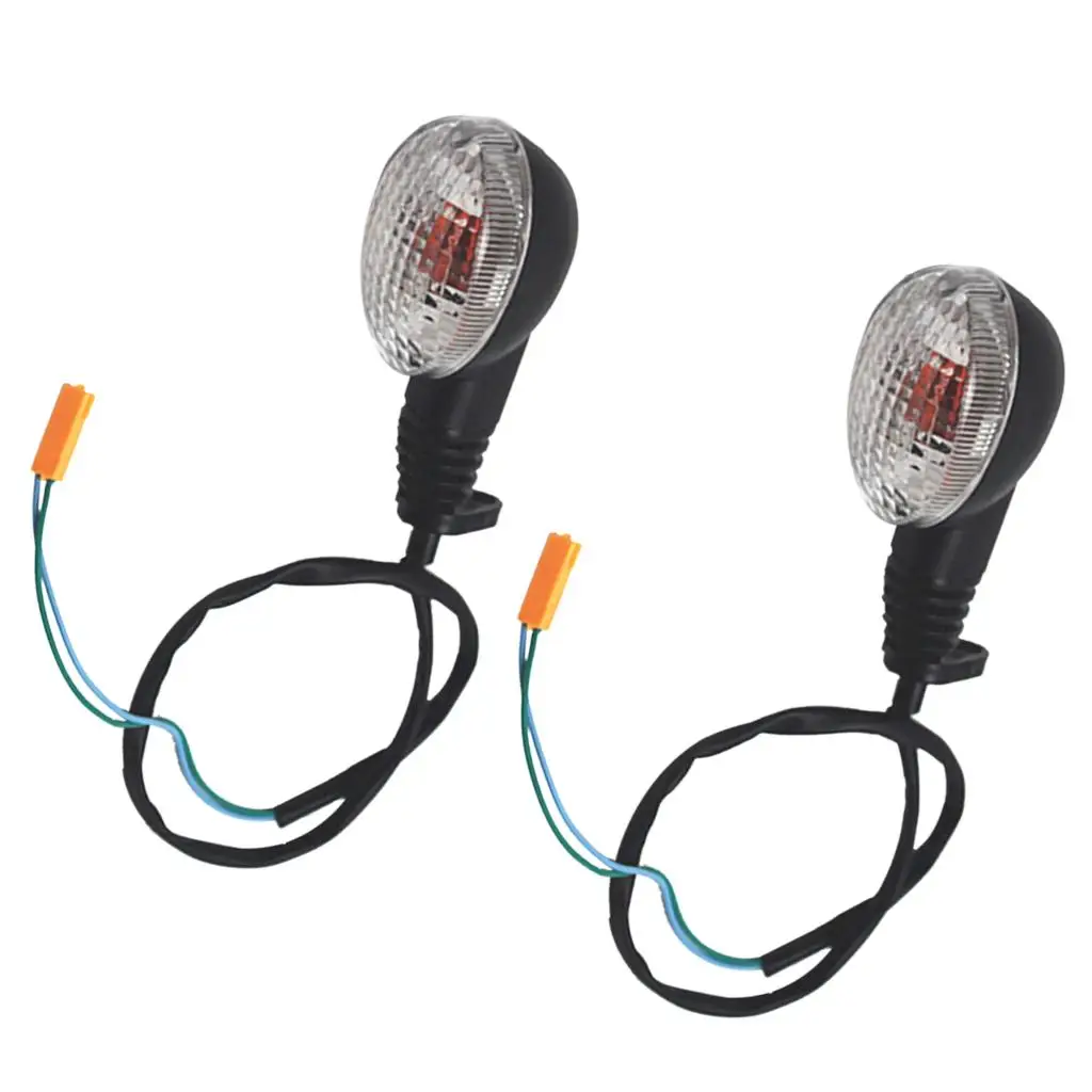 Motorcycle Turn Signal Light Halogen Indicator Blinker Lamp Smoked Lens Rear Light for Kawasaki EX250R 2008 2012