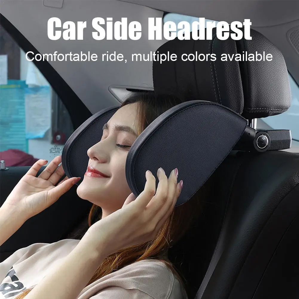 Auto Seat 3D Memory Pillow Side Headrest Car Interior Long Distance Travel Children Adult Universal Neck Pillow Protection Tools