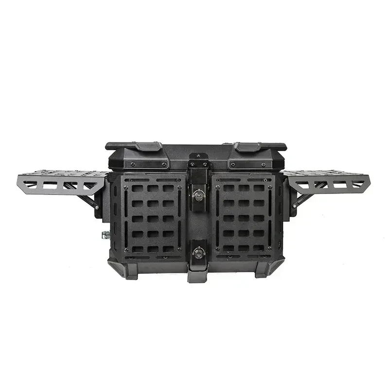 Bestseller 45L Aluminum Tail Waterproof Rear Lage Storage Lock Trunk Helmet Box Universal Moscycl