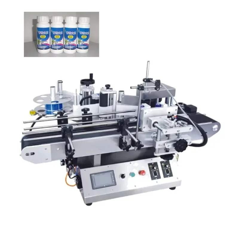 

Automatic Double Side Labeling Machine, Labeling Machine Round Bottles ,sticker Labeling Machine with Date Print