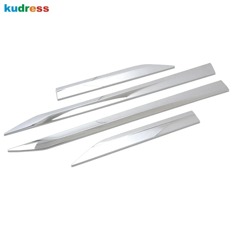 Side Door Body Trim For Toyota RAV4 RAV 4 2019-2021 2022 2023 2024 Chrome Car Door Line Steamer Panel Molding Strip Accessories