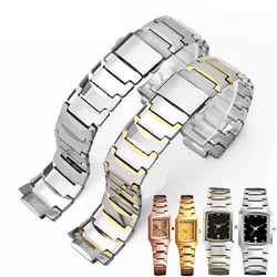 YOPO Tungstensteel Watchstrap Substitute RADO 6021 LeicesterSteel   Belt Series Male Female Couples Watchband Convex Mouth