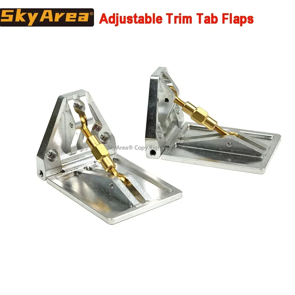 1 Pair RC Boat Trim Tab Flaps Adjustable Water Pressure Board for O Boat Wireless Control Model Ship Accessories