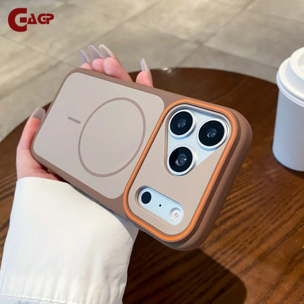 For Magsafe Skin Feel Frosted Case for iPhone 12 13 14 15 16