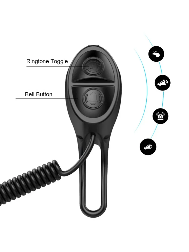 AliExpress NONE Bicycle Electric Bell USB Rechargeable MTB Scooter Road Bike Handlebar Horn 4 Modes Sound Alarm Ring Bell Cycling Accessories