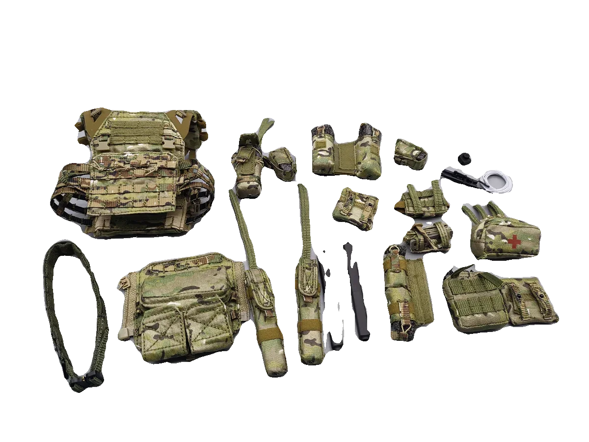 EASY&SIMPLE 1/6 Scale ES 26061 Soldier Vest Hanging Set Model for12''CAG Delta Force