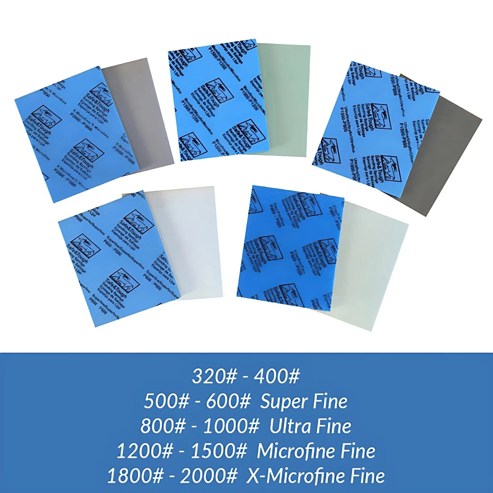 

4.5"x5.5" Abrasive Sanding Foam Block Dry & Wet Sandpaper Sponge Pads For Metal Wood Plastic Craft Model Grinding And Polishing