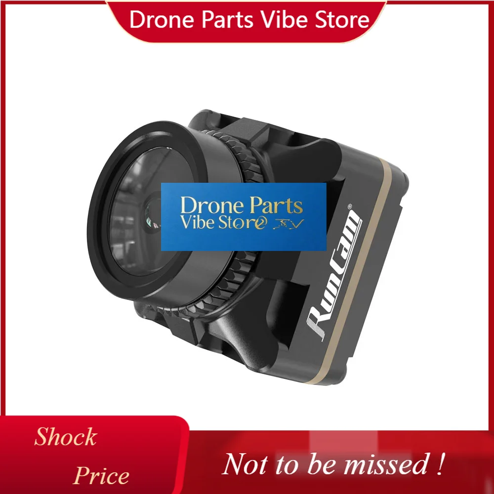 

DParts1RunCam Robin 3 1200TVL FPV Camera DC 5-23V Screen Ratio 4:3 For RC FPV Racing Drone Quadcopter Model