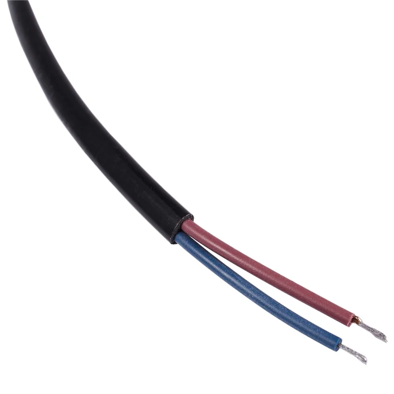 10X US Plug 1.8M Power Cord On/Off Button Switch AC110V 3A AC250V 6A Black-VVNB