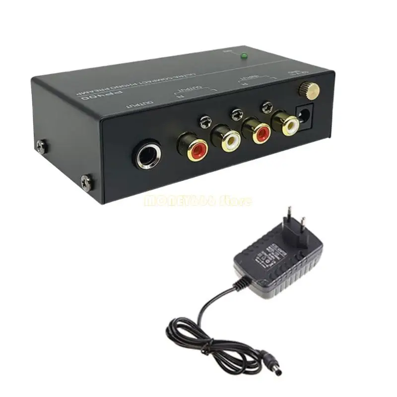 F62C 품질 자기 턴테이블 프리 앰프는 음악 애호가를위한 RCA 출력을 증폭시킵니다.