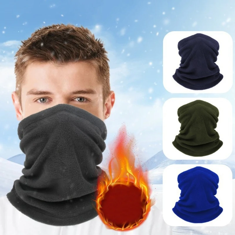 Fleece Sports Neck Gaiter Outdoor Dust Sunscreens Motorcycles Cycling Half Face Mask Cycling Balaclava Snood Bandanas