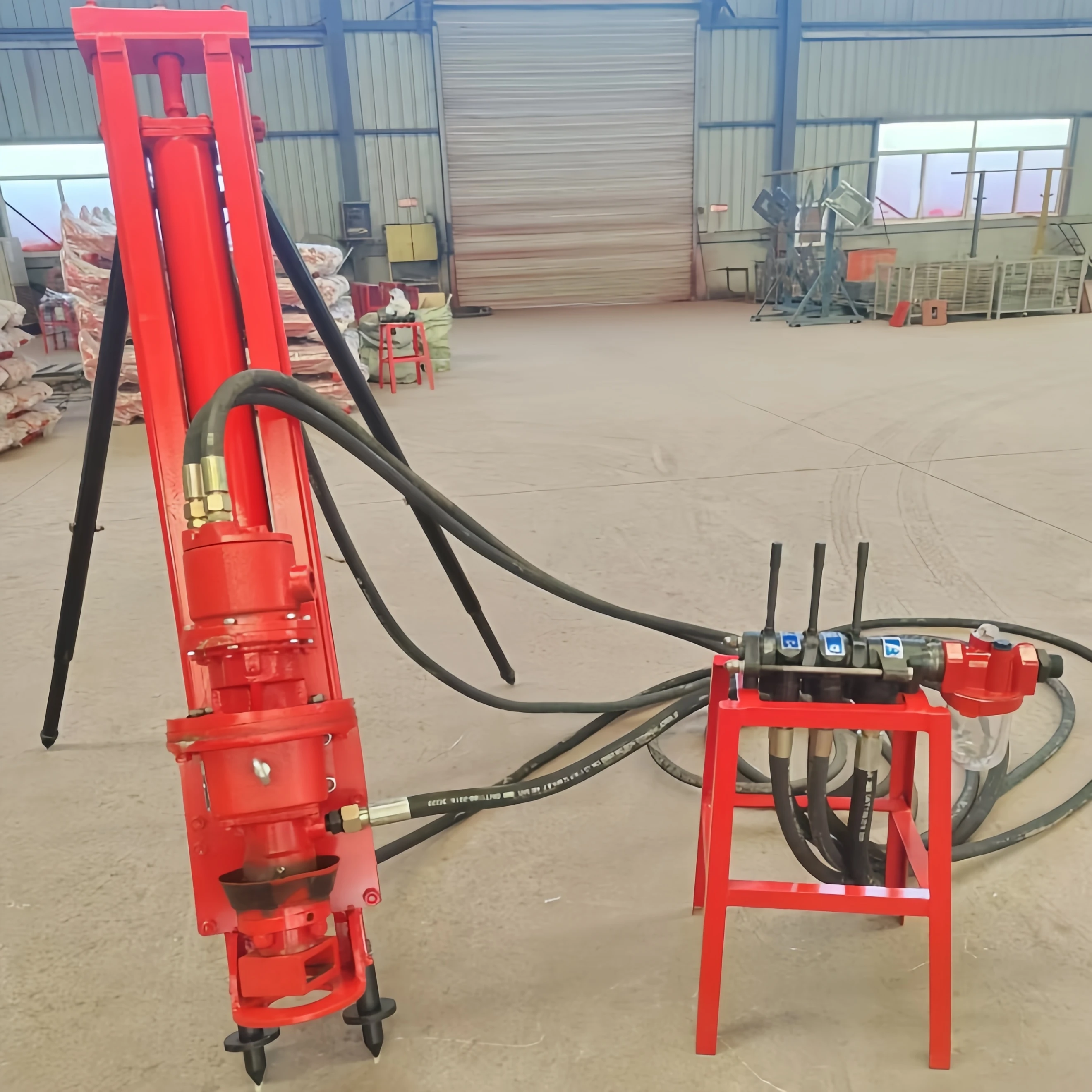 

Fully Pneumatic Driving Portable SKQ100 DTH Drilling Rig Mini Drill Rig Machine