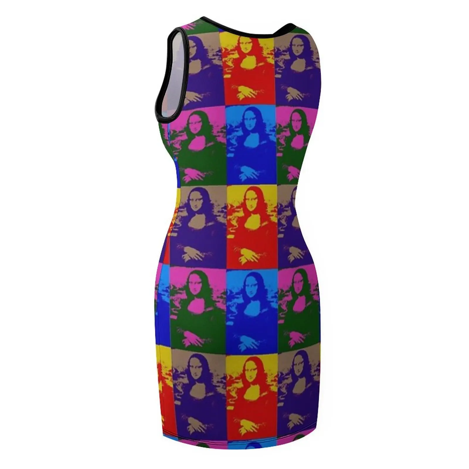 Mona Lisa Pop Sleeveless Sundress Female dress Dress vintage evening dresses luxury 2025 dresses for women 2025