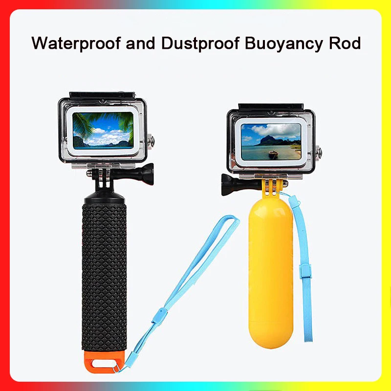 

Waterproof Floating Hand Grip For GoPro 12 11 10 9 8 Insta360 X4 X3 Handler Mount Accessories Kit for Water Sport Action Cameras