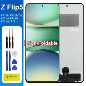 Bilashmart Z Fli5 F731B F731B/DS TFT Display Screen Assembly Samsung Galaxy Z Flip 5 LCD Display Digital Touch Screen Part with Frame
