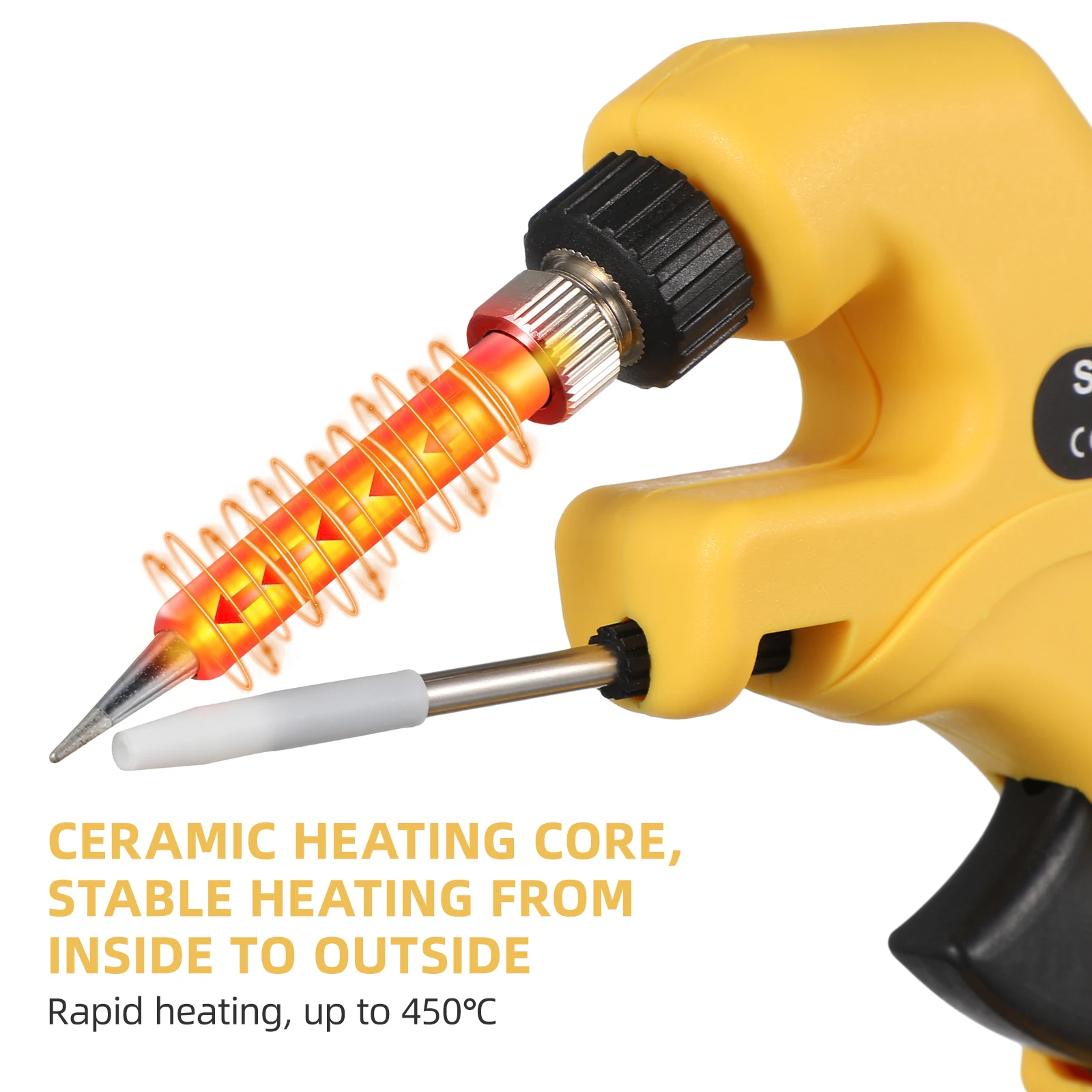 

Cordless Iron Kit Electric Quick Heating Ceramic Heater Portable Welding Tool For Electronics Circuit Board Repair Soldering Pen