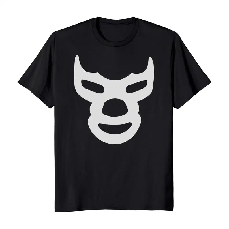 

Лето 2023, новая горячая распродажа в Мексике, синяя мужская футболка Demon Lucha Libre Mexicana Wrestler, мужская и женская дышащая футболка