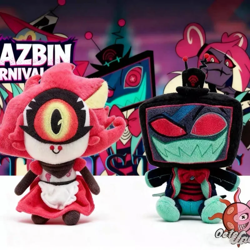 

Горячие плюшевые игрушки Hazbin Vox, Рождественская игра Hazbin Evil Boss, мягкая кукла, подарки на день рождения, украшение комнаты, детские игрушки