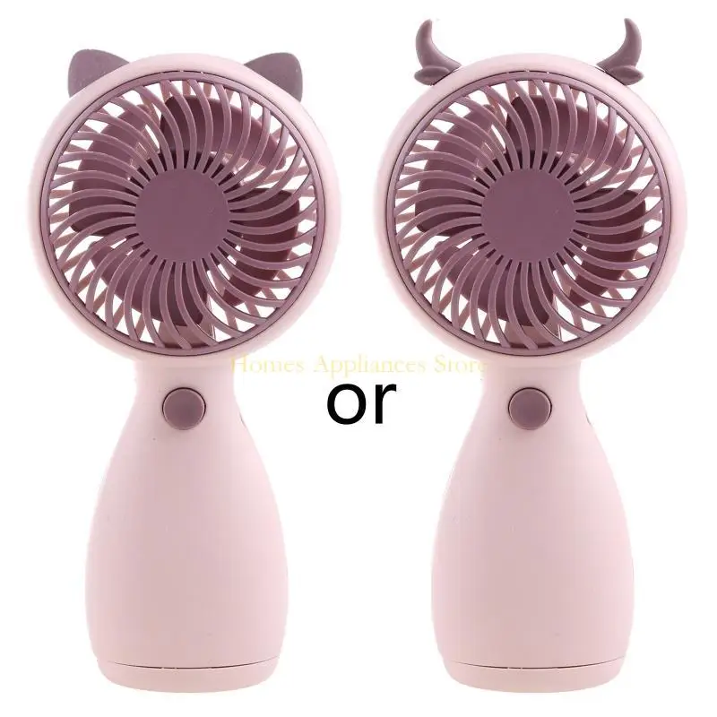D0AB小さなかわいいUSBパーソナルファンハンドヘルドアウトドアトラベルオフィス家庭の夏