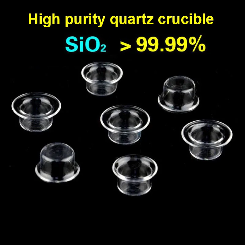 High purity flanging of quartz crucible, resistant to high temperature/corrosion