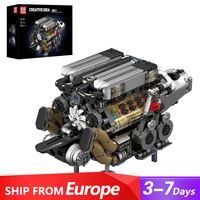 Technical MOC MouldKing 10131 BGT Supercar With W16 Engine Model 1869PCS Building Blocks Brick Puzzle Toy for Kids Birthday Gift
