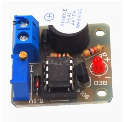 9V 12V Battery Anti-Over-Discharge Protection Board dengan Alarm Suara dan Lampu Anti-Lebih dari-Discharge Protection Module