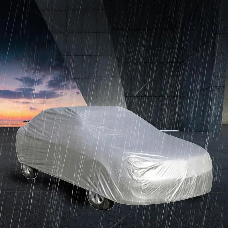 Full Exterior Covers Car Outdoor Protection Rain Frost Snow Dust Waterproof All Weather Universall Car Covers Car Accessory