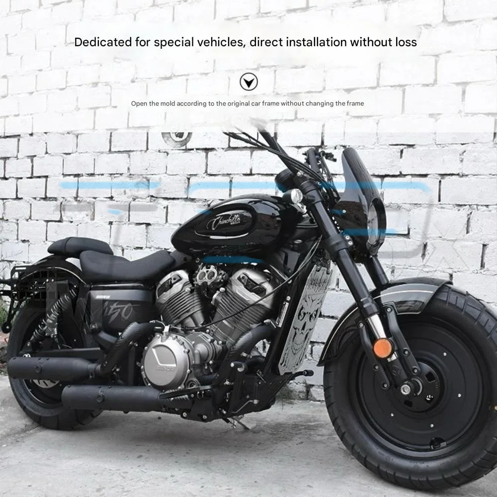 Right-side dual exhaust with adjustable bass BENDA CHINCHILLA 500 center-valve exhaust pipe 500 CHINCHILLA chinchilla500