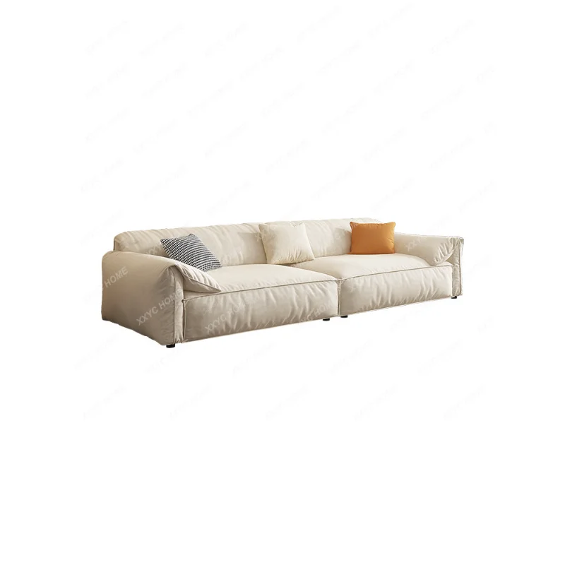 

Disposable Technology Sofa Straight Row Tofu Block Small Apartment Nordic Modern Simple Sofa decoration home Furniture couch