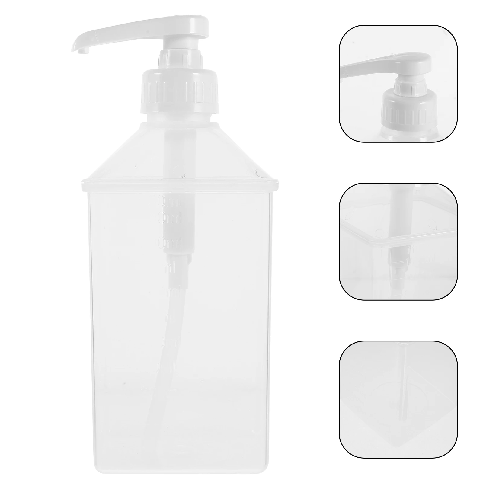 

Plastic Bottle 1100ML Transparent Container for Syrup Sauce Ketchup Mustard Storage Home Kitchen Use